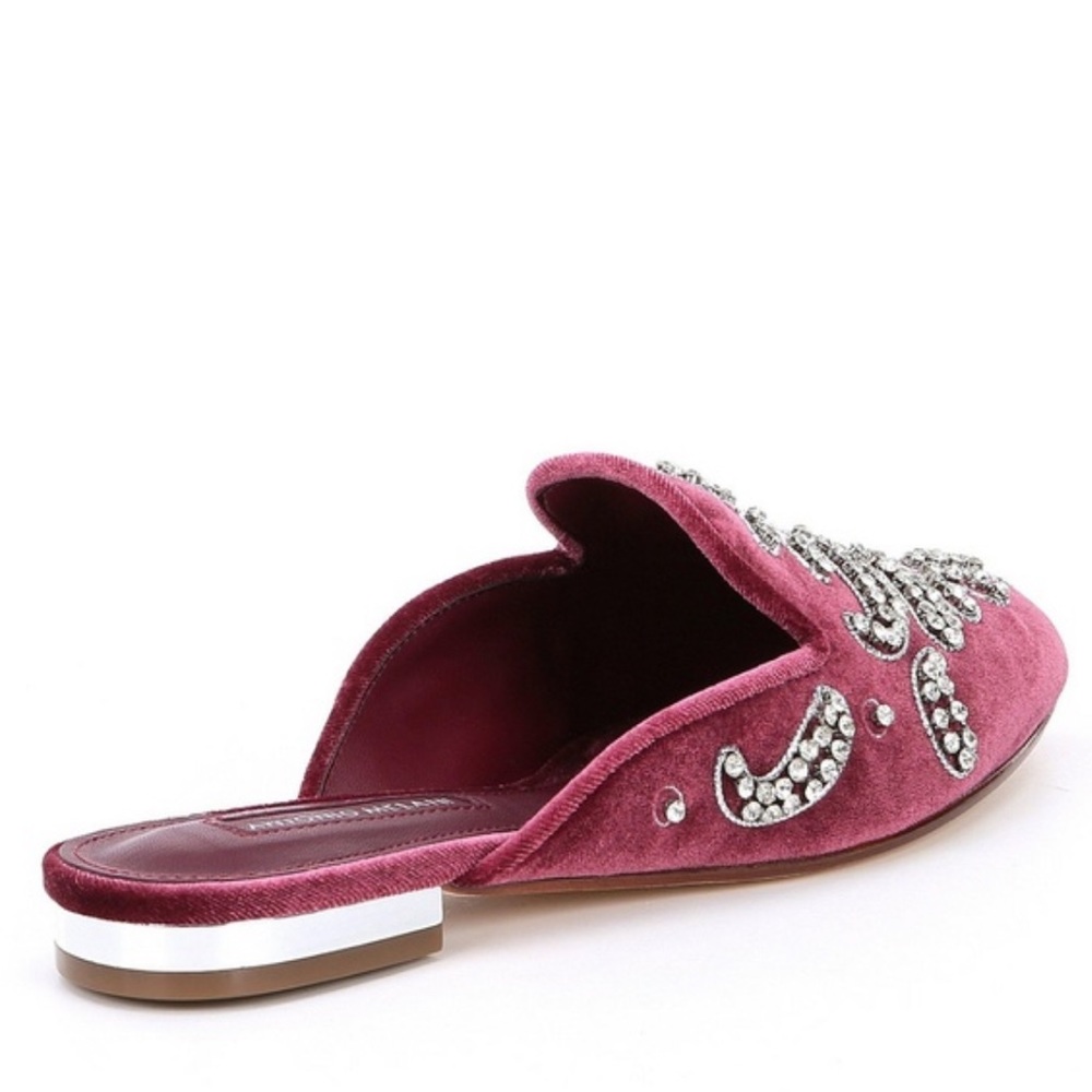Antonio Melani Velvet Women's Oguna Beaded Mules - Picture 2 of 15